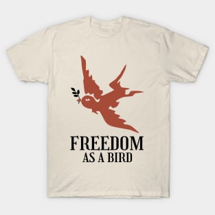 Vintage Freedom Bird Sign T-Shirt